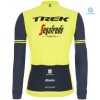 Tenue Maillot M/L + Collant à Bretelles 2020 Trek-Segafredo Hiver Thermal Fleece N002